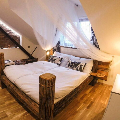 Apartament superior cu duș cu 2 camere pentru 3 pers.