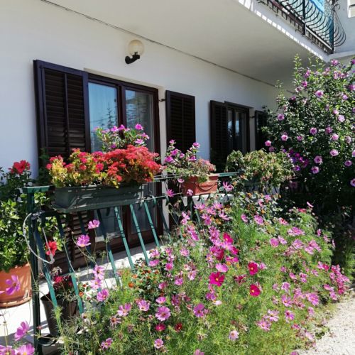 Apartament 6-osobowy z balkonem z widokiem na ogród z 3 pomieszczeniami sypialnianymi