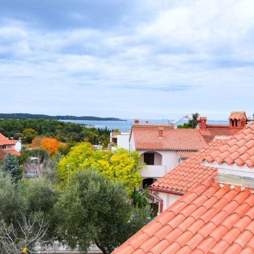 Apartament la etaj cu aer condiționat cu 2 camere pentru 4 pers.