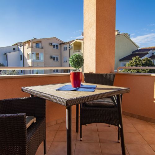 Apartament la etaj cu aer condiționat cu 1 camera pentru 2 pers.