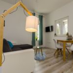Apartament 3-osobowy z klimatyzacją z tarasem z 2 pomieszczeniami sypialnianymi