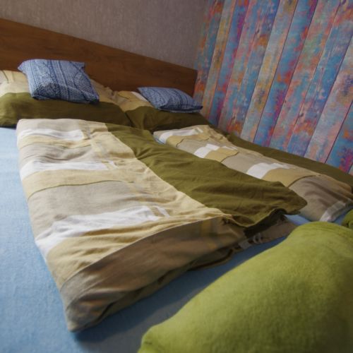 Domek całoroczny 4-osobowy Przyjemny wystrój wnętrz z klimatyzacją