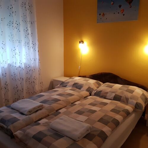 Rodinný Apartman s manželskou postelí s 1 ložnicí přízemní