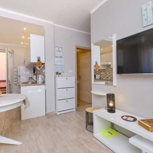 Apartament 2-osobowy z klimatyzacją na parterze z 1 pomieszczeniem sypialnianym