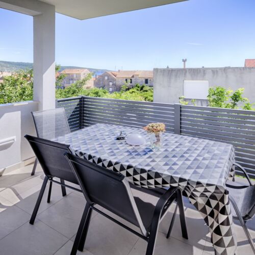 Apartament 2-osobowy z klimatyzacją z tarasem z 1 pomieszczeniem sypialnianym A-1151-e