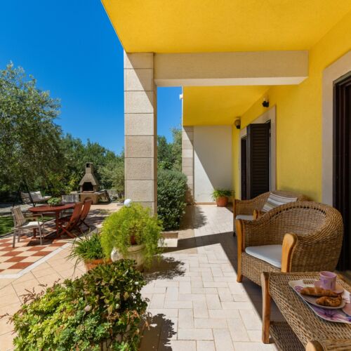 Apartament 7-osobowy z klimatyzacją z widokiem na morze z 2 pomieszczeniami sypialnianymi A-2778-c