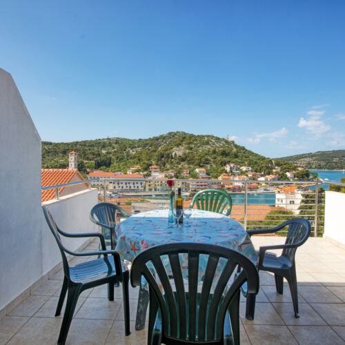 Apartament 3-osobowy z klimatyzacją z widokiem na morze z 1 pomieszczeniem sypialnianym A-4295-c