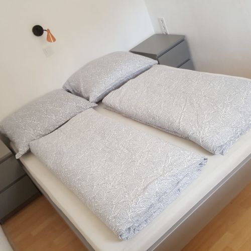 Apartament 4-osobowy na parterze z tarasem z 2 pomieszczeniami sypialnianymi (możliwa dostawka)