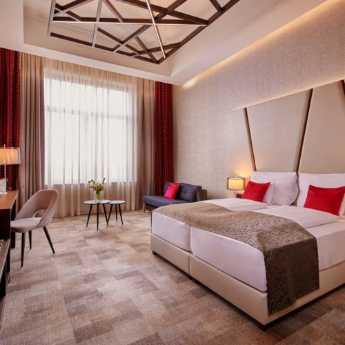 Superior Pokoj s manželskou postelí na poschodí (s možností přistýlky)