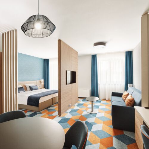 Deluxe Plus 1-Room Family Apartment for 2 Persons (extra bed available)