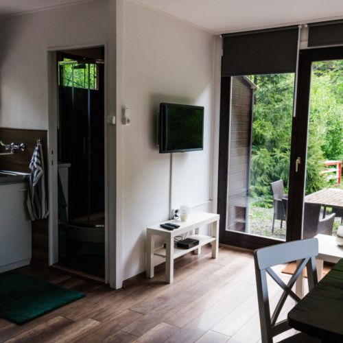 Garden View Ground Floor Chalet for 4 Persons