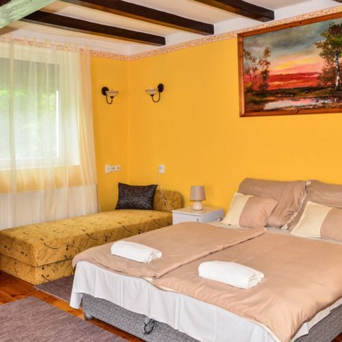 Apartament premium cu terasă cu 2 camere pentru 7 pers. (se poate solicita pat suplimentar)