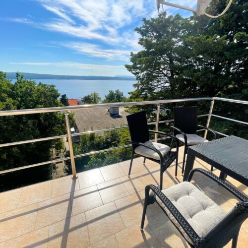 Studio Sea View 1-Room Apartment for 4 Persons