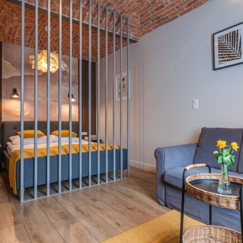 Apartament 4-osobowy na parterze z 1 pomieszczeniem sypialnianym