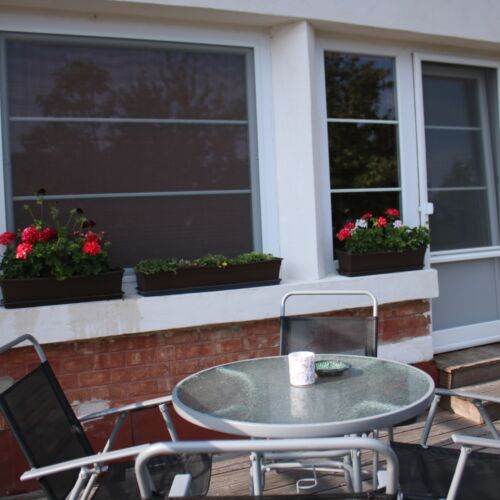 Apartament la etaj cu terasă cu 1 camera pentru 3 pers.