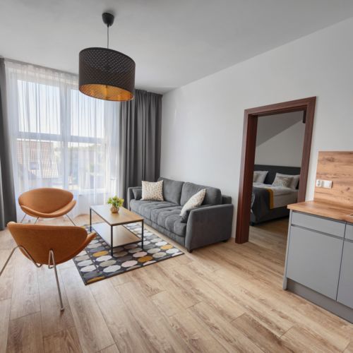 Apartament 4-osobowy na piętrze Family z 2 pomieszczeniami sypialnianymi