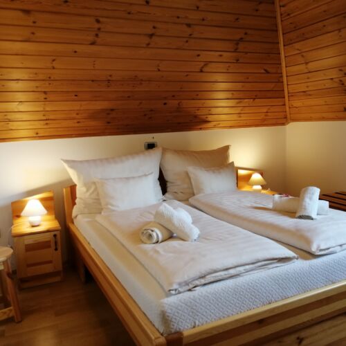 Romantik Pokoj s koupací vanou s manželskou postelí