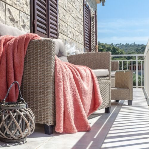 Apartament 4-osobowy z klimatyzacją z widokiem na morze z 2 pomieszczeniami sypialnianymi A-561-b