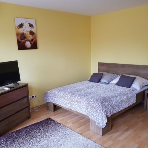 Emeleti légkondicionált 3 fős apartman 1 hálótérrel