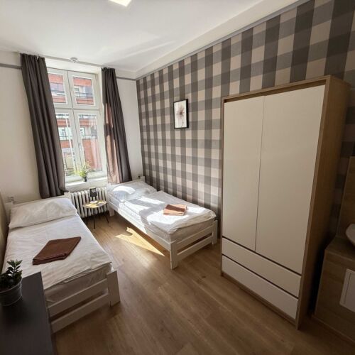 Twin Pokoj se společnou kuchyňkou pro 2 os.