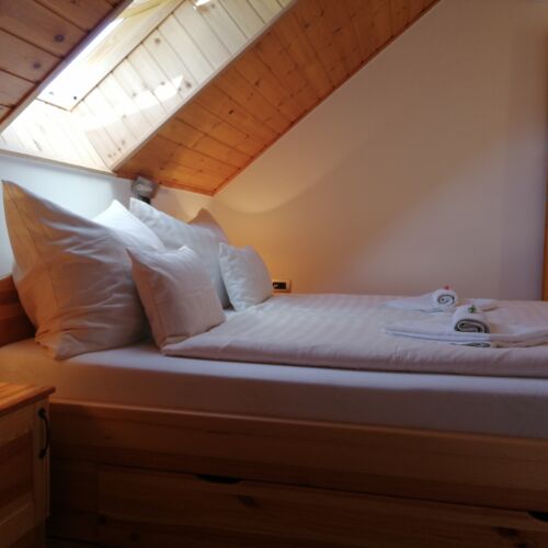 Apartman s manželskou postelí s 1 ložnicí s panoramou na poschodí