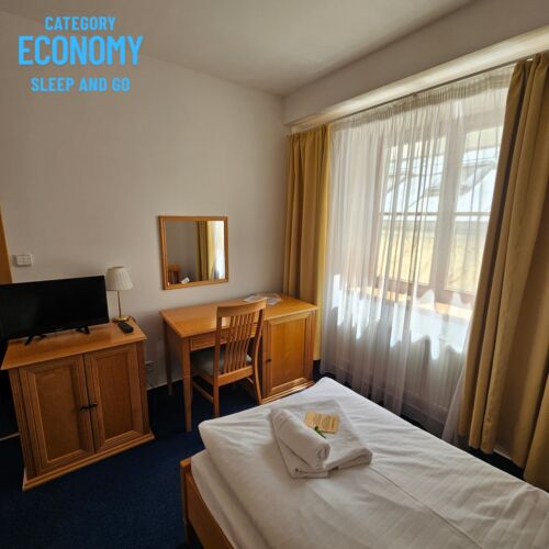 Economy Izba s kúpeľňou pre 1 os.