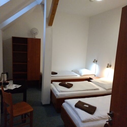 Mansard Triple Room with Shared Bathroom