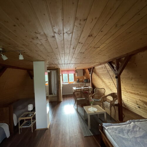 Garden View 1-Room Family Apartment for 4 Persons