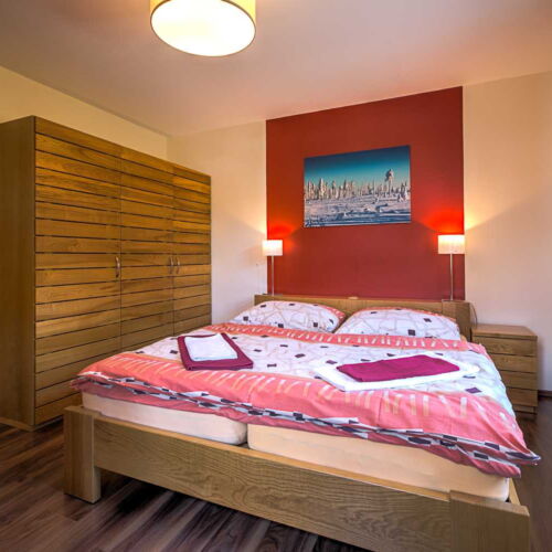 Apartman se sprchou s vlastní kuchyňkou pro 4 os. (s možností přistýlky)