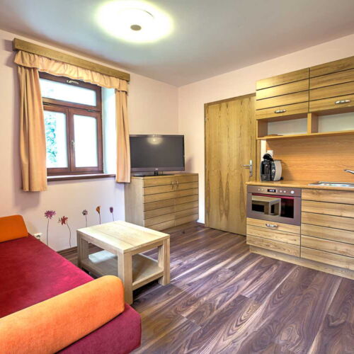 Apartman se sprchou s vlastní kuchyňkou pro 2 os. (s možností přistýlky)