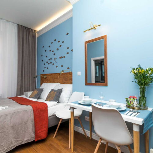 Standard Apartman se sprchou s manželskou postelí s 1 ložnicí