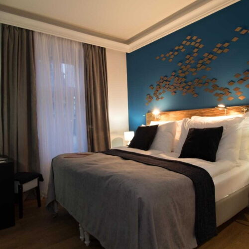 Apartman se sprchou  s manželskou postelí s 1 ložnicí (s možností přistýlky)