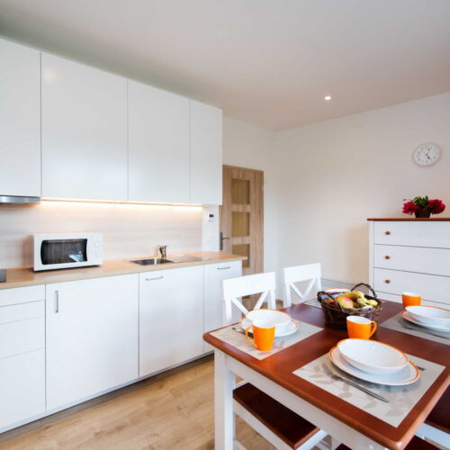 Apartman se sprchou s privátní koupelnou mimo apartmán pro 2 os. (s možností přistýlky)