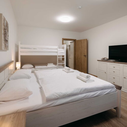 Pokoj se sprchou  pro 4 os.