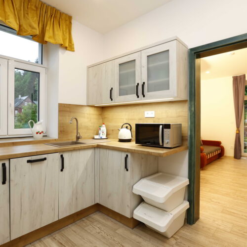 Apartman s vanou s vlastní kuchyňkou pro 4 os. s 1 ložnicí (s možností přistýlky)