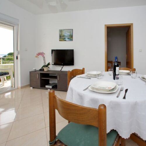 Apartament 5-osobowy z klimatyzacją z widokiem na morze z 2 pomieszczeniami sypialnianymi A-16646-b