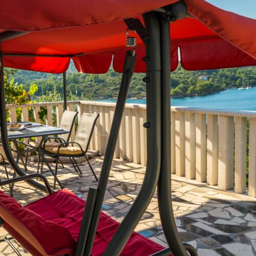 Apartament cu aer condiționat cu vedere spre mare cu 2 camere pentru 4 pers. A-16727-a