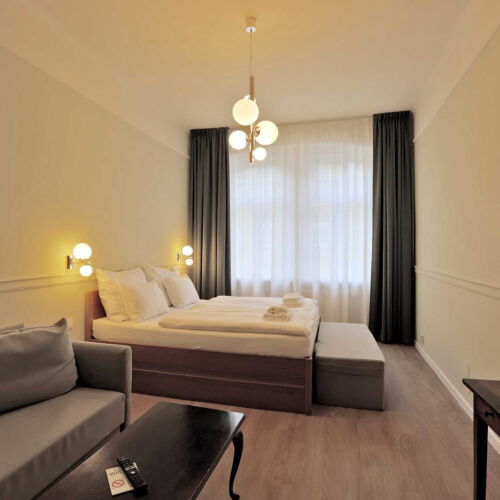 Studio  Apartman s manželskou postelí s 1 ložnicí (s možností přistýlky)