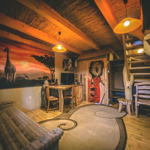 Apartman se sprchou s terasou pro 4 os. (s možností přistýlky)