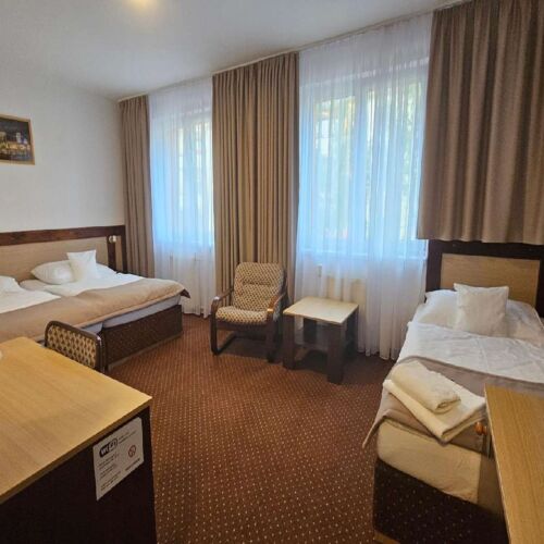 Camera tripla cu duș