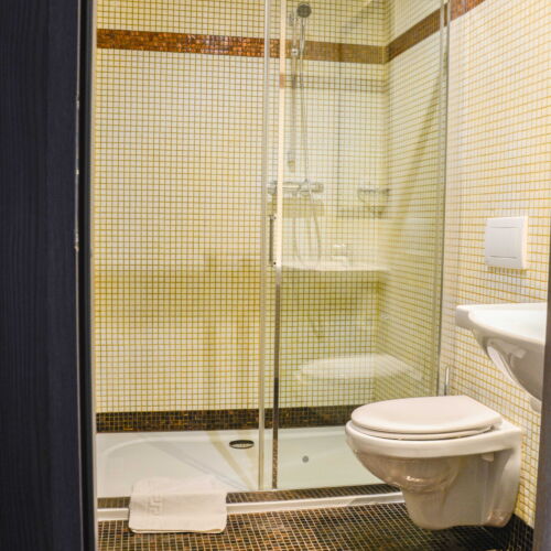 Zuhanyzós egyágyas szoba