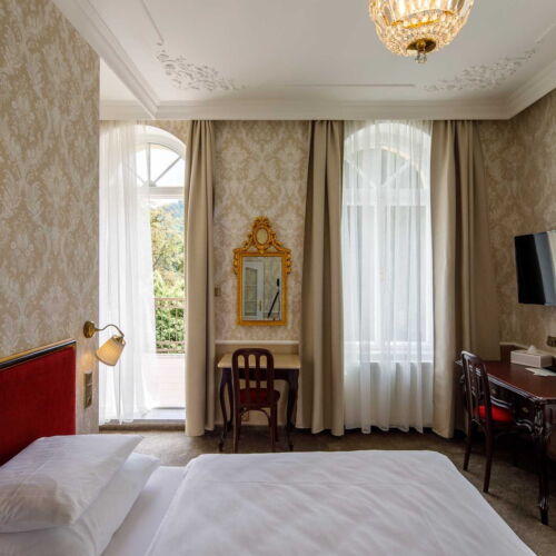 Pokoj se sprchou s terasou pro 2 os.