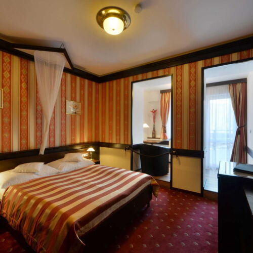 Pokoj se sprchou s terasou pro 2 os.