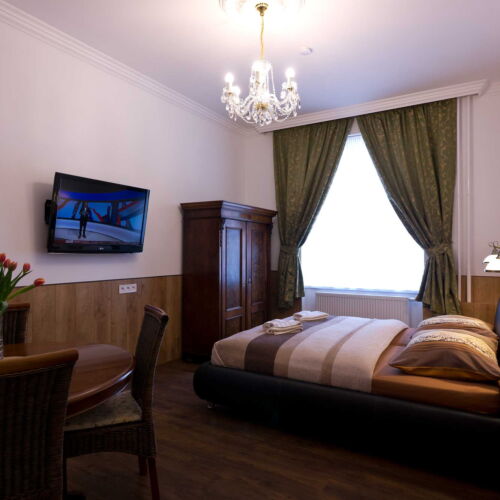 Apartament cu chicinetă proprie tV cu ecran plat cu 2 camere pentru 4 pers.