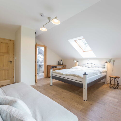 Chalupa (jako celek) se sprchou s terasou pro 16 os.