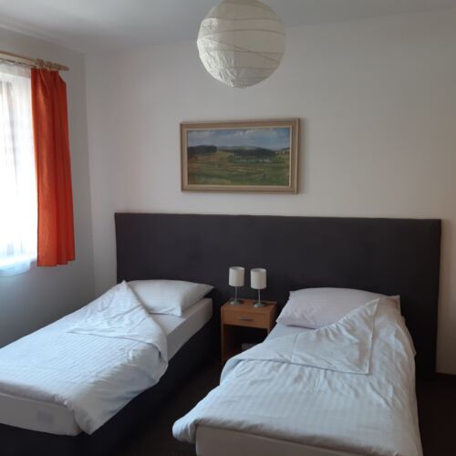 Pokoj s balkónem se sprchou pro 2 os. (s možností přistýlky)