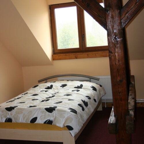 Camera single standard la mansardă