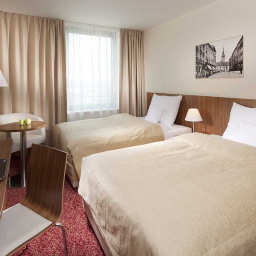 Camera twin standard cu cadă