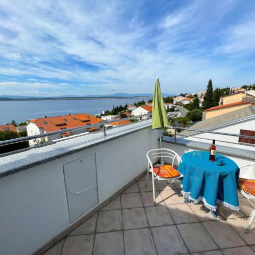 Studio Sea View 1-Room Apartment for 2 Persons