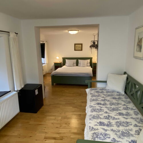 Pokoj se sprchou s balkónem pro 2 os. (s možností přistýlky)